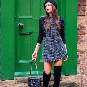 NWT Zara Tweed Jumpsuit